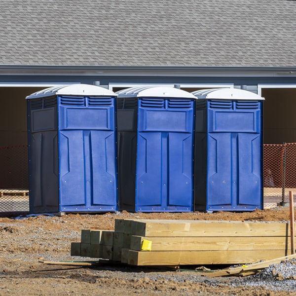 how do you dispose of waste after the porta potties have been emptied in Noonday